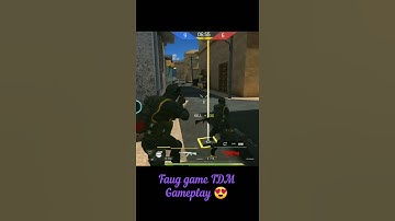 Faug game TDM gameplay #shorts