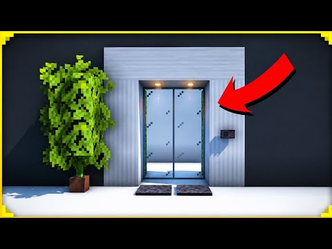 How to Make an Automatic Door in Minecraft! 🚪😱
