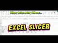Excel trick Filter data using Slicer @Learning_hub_Tamil
