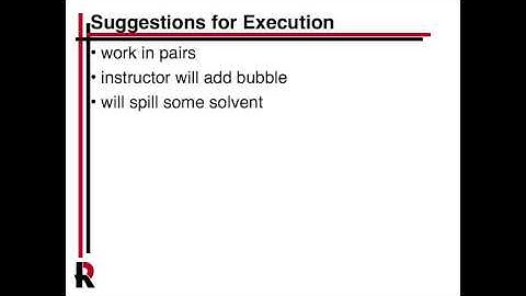 CHEM113L: Enthalpy of Vaporization Pre-lab Video