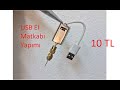 USB El Matkabı Yapımı (+5V) / Dramel (gravür) Yapım / Hobi Matkap Yapımı /Kendin Yap / Ucuz, Basit