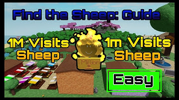 How to find "1M Visits Sheep" in Find the Sheep