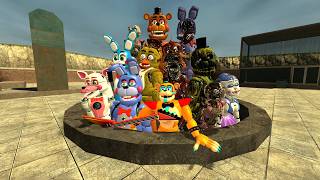 EXPLODING RAINBOW FNAF SECURITY BREACH ANIMATRONICS IN GMOD!