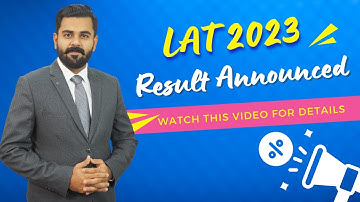 LAT Test 2023 Result Announced | HEC LAT Test 9 April Result