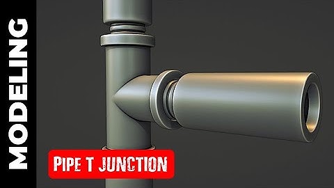 BLENDER: PIPE T JUNCTION