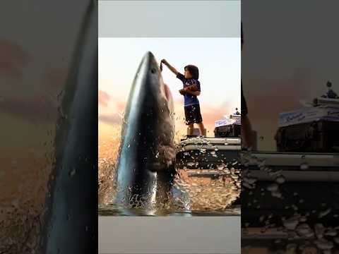 طفل يعيش بين أسماك القرش بعدما فقد عائلته 