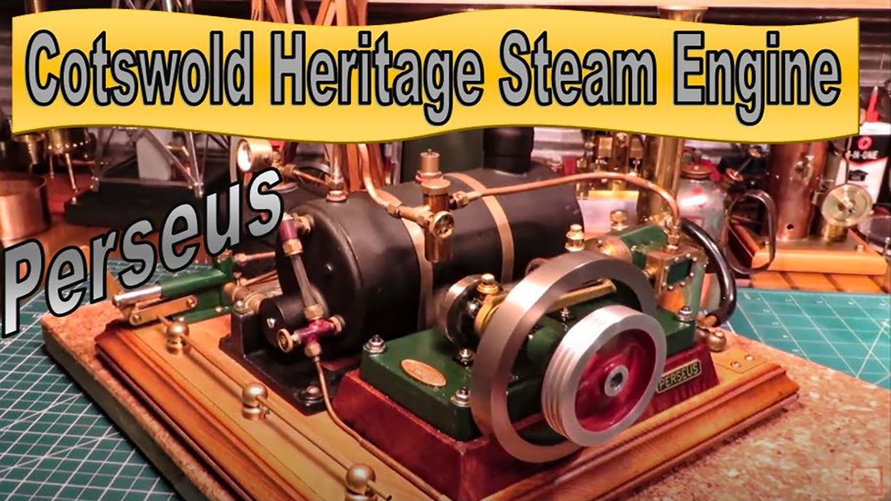 Cotswold Heritage Model Steam or Toy Steam Engine Perseus running on