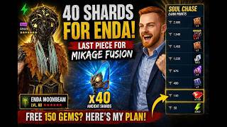 PULLING shards for the final Mikage component &amp; 150 free gems Raid shadow legends