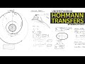 Hohmann transfers explained using basic physics  find both delta vs