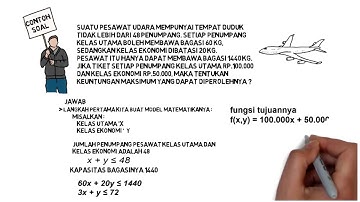 Program linear part 3 Menentukan Nilai Optimum Fungsi Tujuan Dengan Metode Uji Titik Pojok