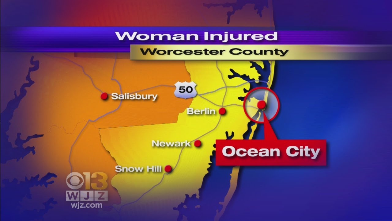 Woman Struck, Injured By Umbrella On Beach In Ocean City - YouTube