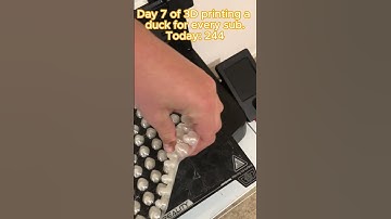 Day 7 of 3D printing a duck for every sub. Today: