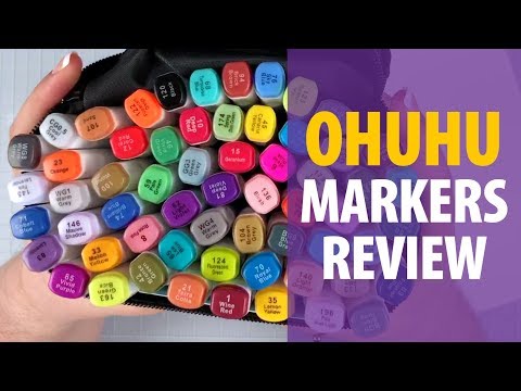 Ohuhu markers review 