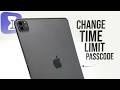 How to Change Time Limit Password on iPad (tutorial)