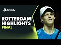 Daniil medvedev takes on jannik sinner for the title  rotterdam 2023 final highlights