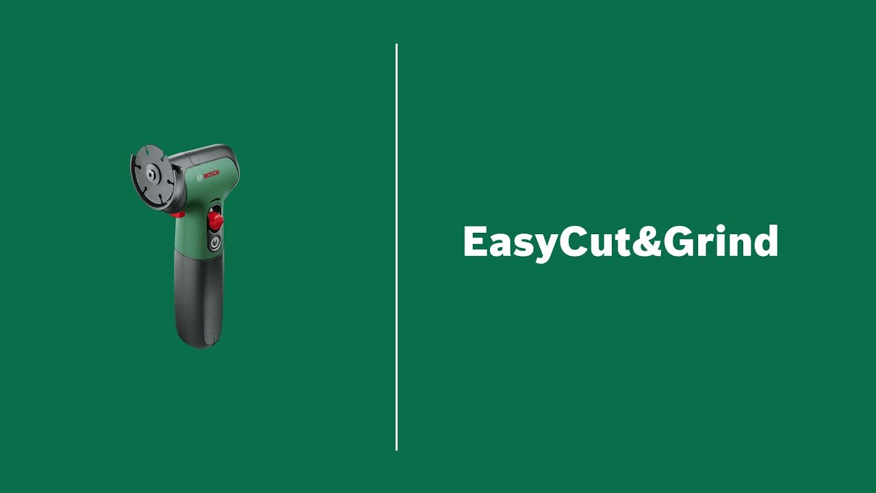 Bosch presents: The EasyCut&Grind 