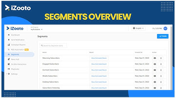 Segments Overview