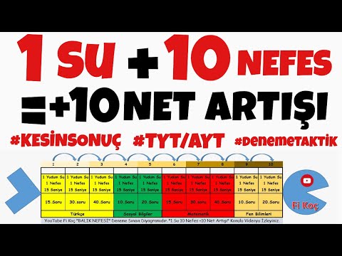 1 Su 10 Nefes +10 Net Artışı | #kesinsonuç