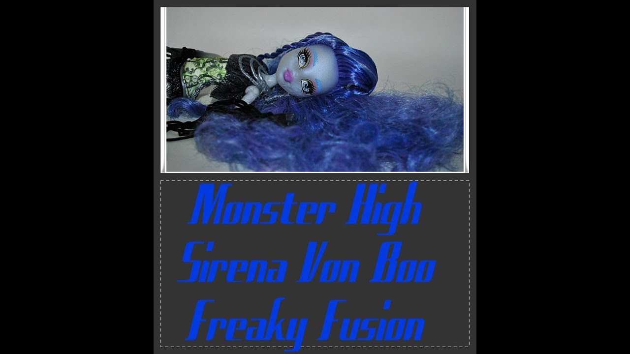 Monster High Sirena Von Boo Freaky Fusion обзор на русском