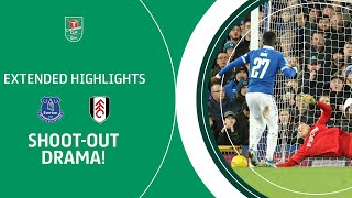 SHOOT-OUT DRAMA! | Everton v Fulham Carabao Cup Quarter Final extended highlights