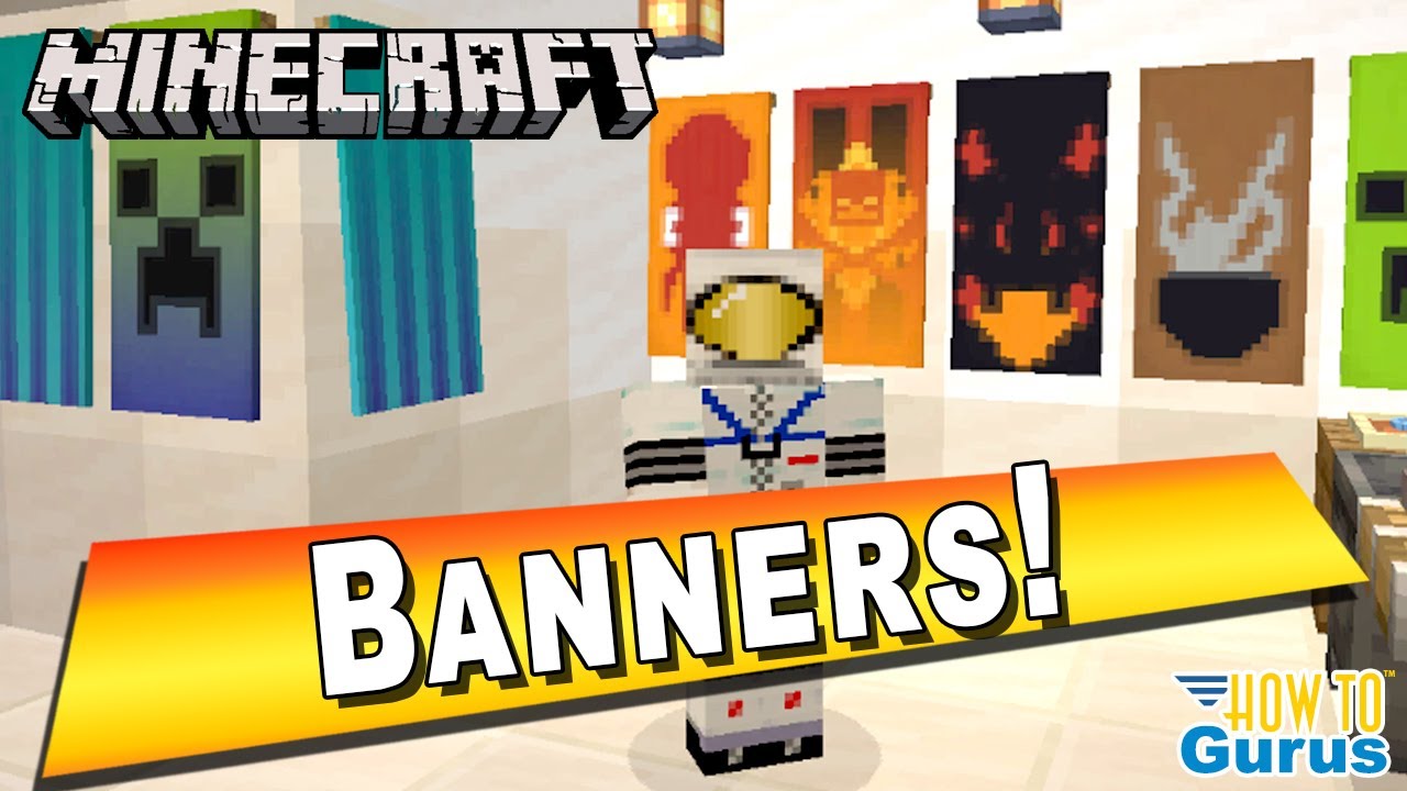 How You Can Make Minecraft Banner Designs Step by Step Tutorial using Loom  Patterns and Recipes Java - YouTube