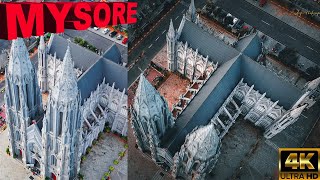 Philomena Church Mysore Karnataka India Video || largest church