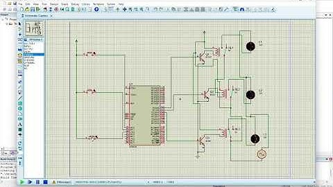 Automatic street light control using 8051 microcontroller with keil and proteus#embedded #trending