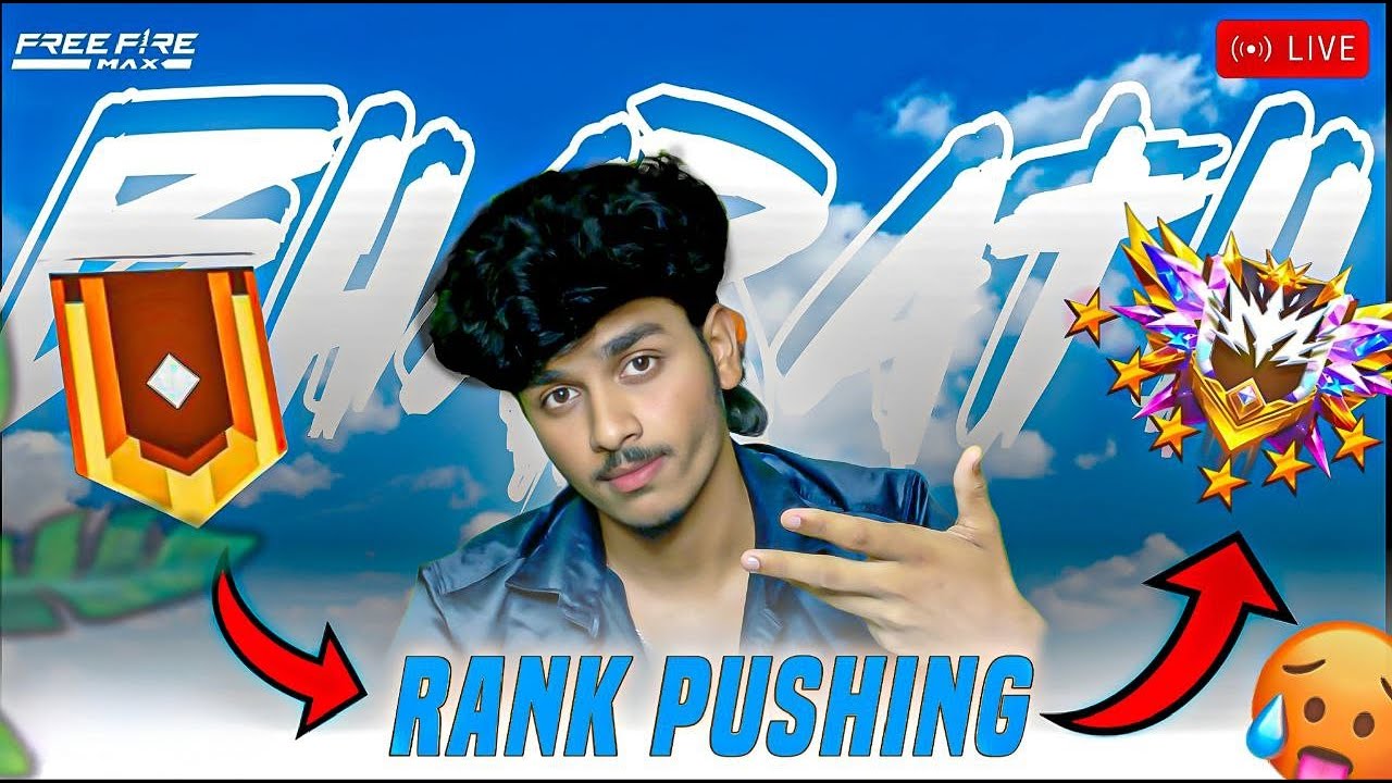 FInally Grandmaster 🥳📈 Live Rank Push ❤️- Free Fire Kannada Live - Bharath200ff  - Phone Gameplay🔥