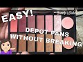 How to Depot Makeup Pans Safely without Breaking Them | Viseart Blush Palette Depotting