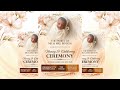 How to design a naming ceremony invitation card  in photoshop  step by step tutorial