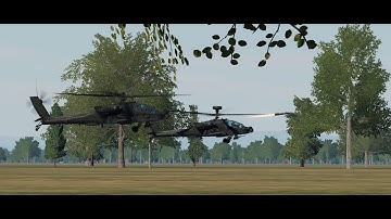 DCS AH64 "301 SQN" Buddy lasing practice with 313 SQN part 2