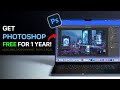 Get FREE Adobe PHOTOSHOP for a Year No Payment Required!