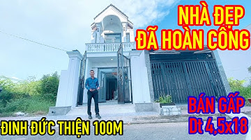 NHA MẶT TIỀN ĐƯỜNG RỘNG THÔNG THOÁNG CÁCH ĐƯỜNG ĐINH ĐỨC THIỆN 826 CHỈ VÀI BƯỚC CHÂN