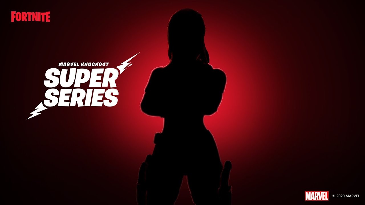 First Look At The New BLACK WIDOW Skin In Fortnite! (Marvel Knockout Super Series - BLACK WIDOW)