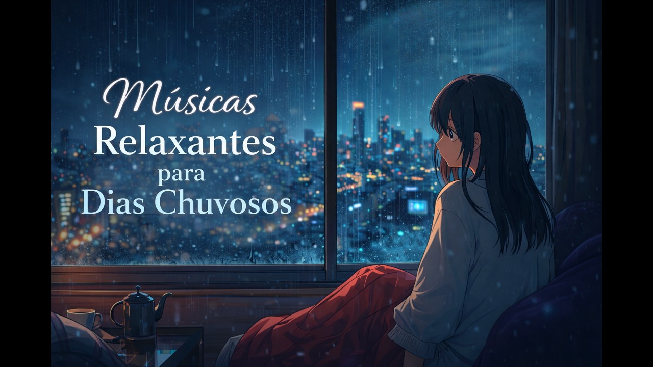 Músicas Relaxantes para Dias de Chuva ☔ | Piano Suave & Som da Chuva
