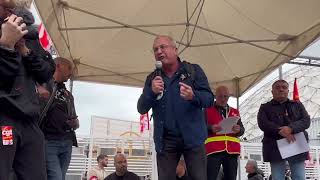 Intervention Au Rassemblement Au Salon De Lautomobile, 171024. Contre La Casse De Lemploi