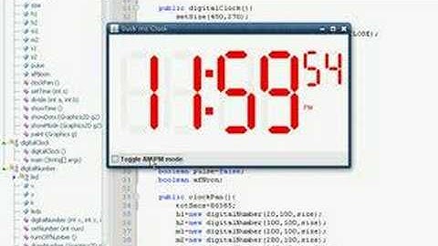 Java Digital Clock