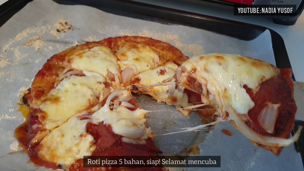 Resepi pizza beef pepperoni mudah menggunakan 5 bahan sahaja! YouTube