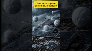 Шторм разрушил солнечные панели 🌪️❄️ #Природа #Катастрофа #СолнечныеПанели #доброта #сребенком