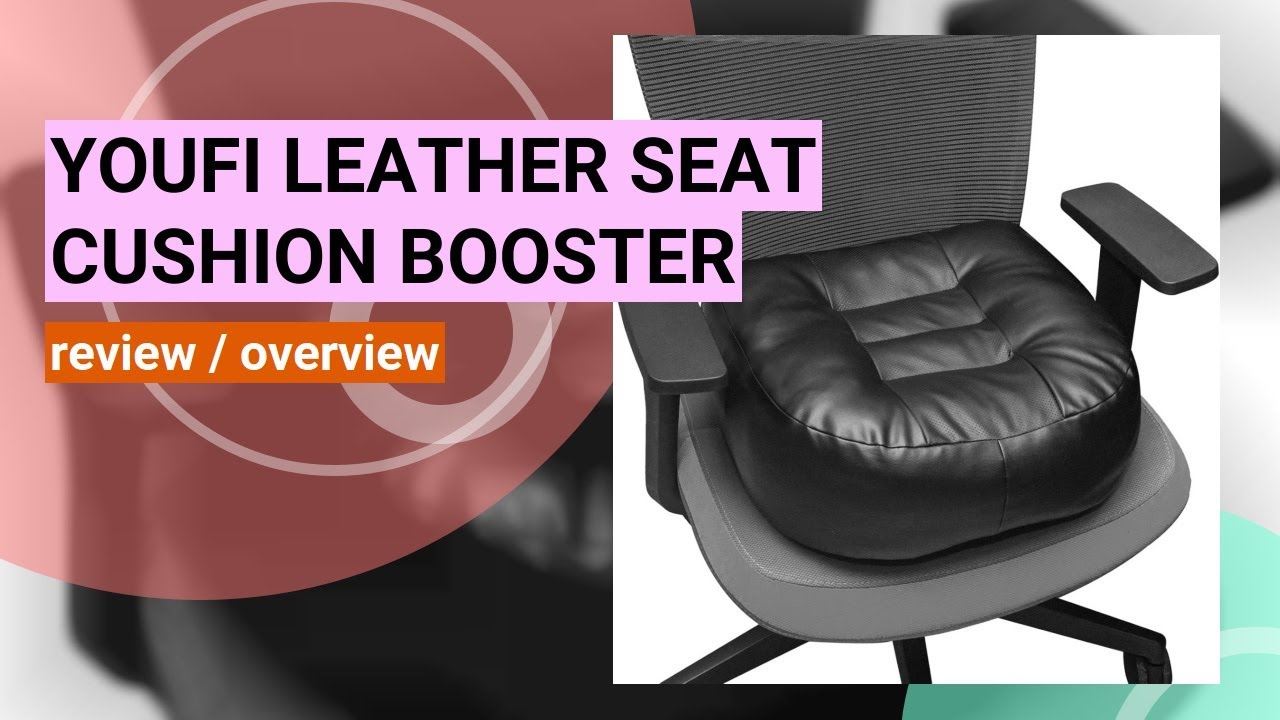 Reviewing the YOUFI Extra-Thick Leather Seat Cushion: Boost Your Office Chair Comfort!