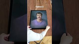 How a Portrait Painting is Made 🎨Part 7: Choosing a Frame