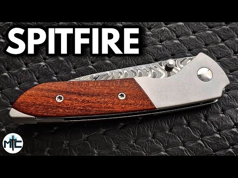 Luxury Damascus Under $100? - Kizer Spitfire Folding Knife - Overview & Review