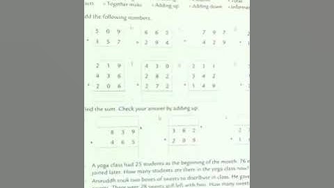 Maths || Class-3|| Chapter-2 Addition || Chapter check up|| Oxford book|| Word Problems