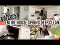 EXTREME SPRING DEEP CLEAN AND DISINFECT ENTIRE HOUSE | Clean With Me