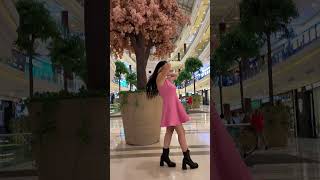 Jazzlr Pink Fit Flare Mini Dress Premium Quality