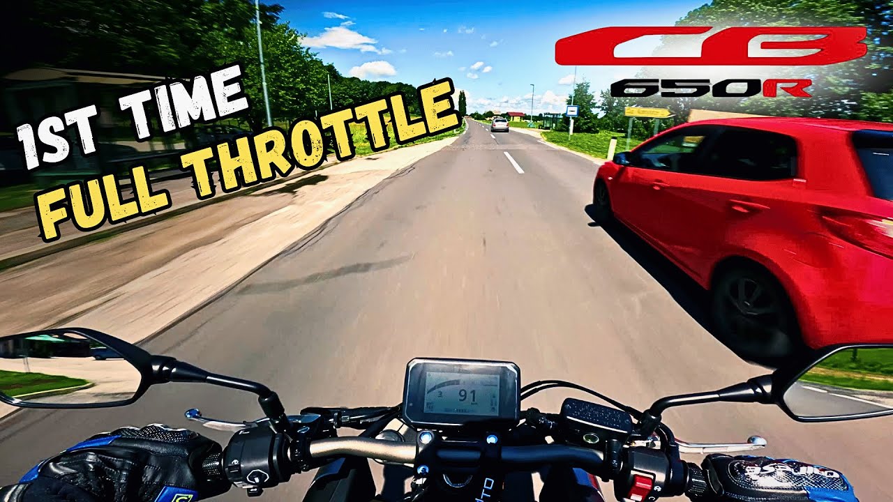 2024 Honda CB650R | POV Beginner Pushing The Bike For The First Time