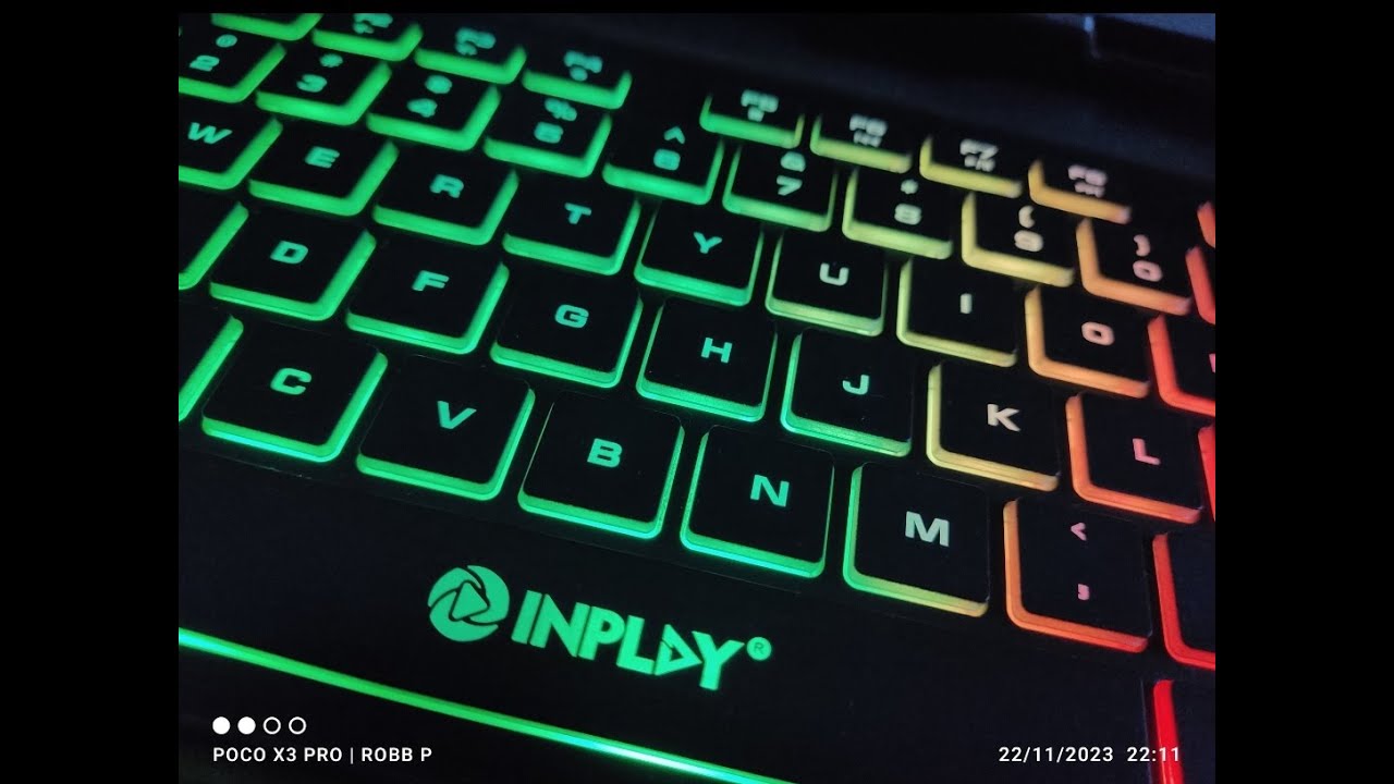 Inplay Usb Wired RGB - Linear Silent Keyboard, For PC & Laptop, Desktop ...