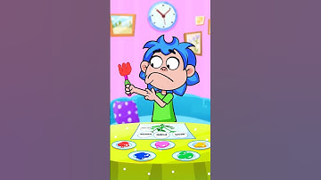 🎨 Drawing Flowers with a FORK! 🍽🌸 Fun Art Hack for Kids