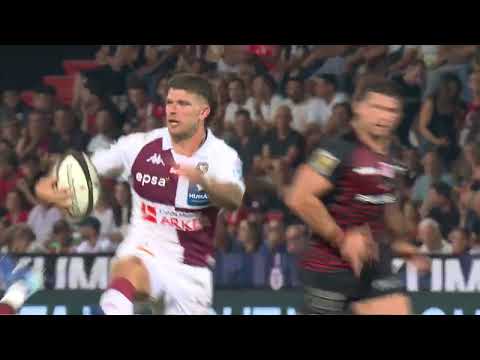 TOP 14 - Essai de Pablo UBERTI (UBB) - Stade Toulousain - Union Bordeaux-Bègles