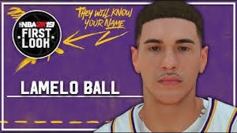 NBA 2K20 LAMELO BALL FACE CREATION